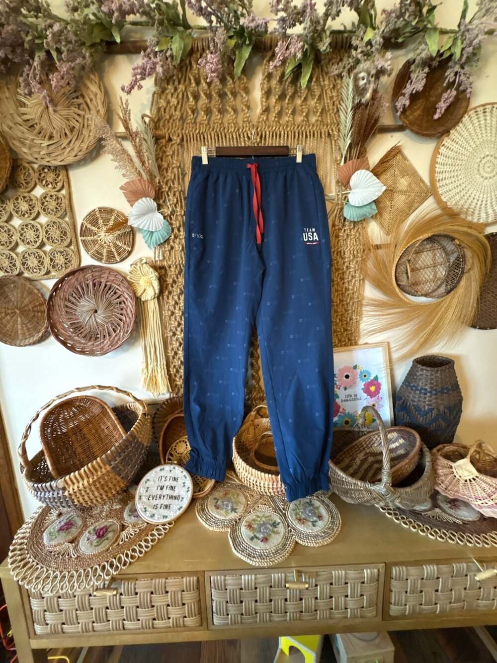 FIGS x Team USA Olympics Medical Team Embossed Jogger Scrub Pants